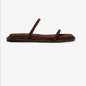 Tamara Mellon console memory form brown sandal